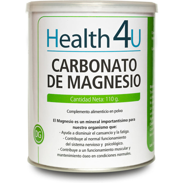 H4u Magnésium Carbonate 110 G Poudre Unisexe