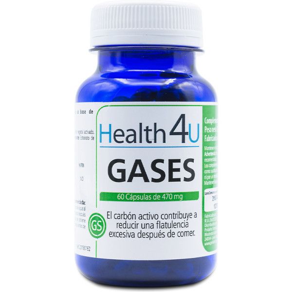 H4u Gaz 60 Gélules 470 Mg Unisexe