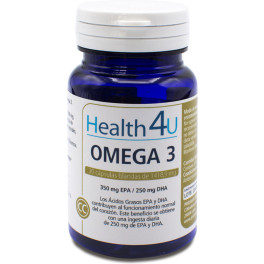 H4u Omega 3 30 Cápsulas Blandas De 14189 Mg Unisex
