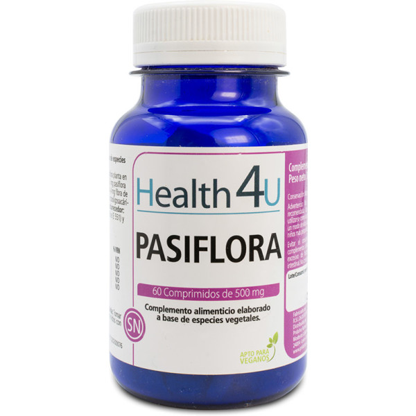 H4u Pasiflora 60 Comprimidos De 500 Mg Unisex