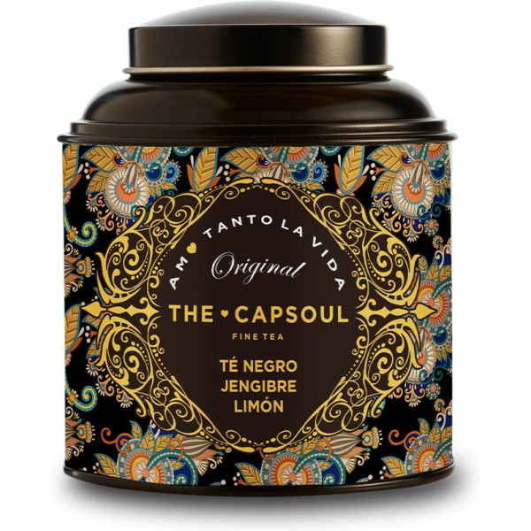 The Capsoul Black Ginger & Lemon Bulk Tea 100 Gr Unisex