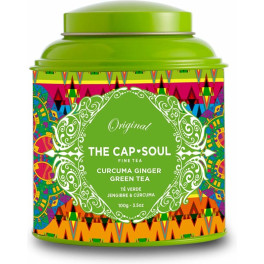The Capsoul Bulk Chá Verde de Gengibre e Cúrcuma 100 Gr Unissex