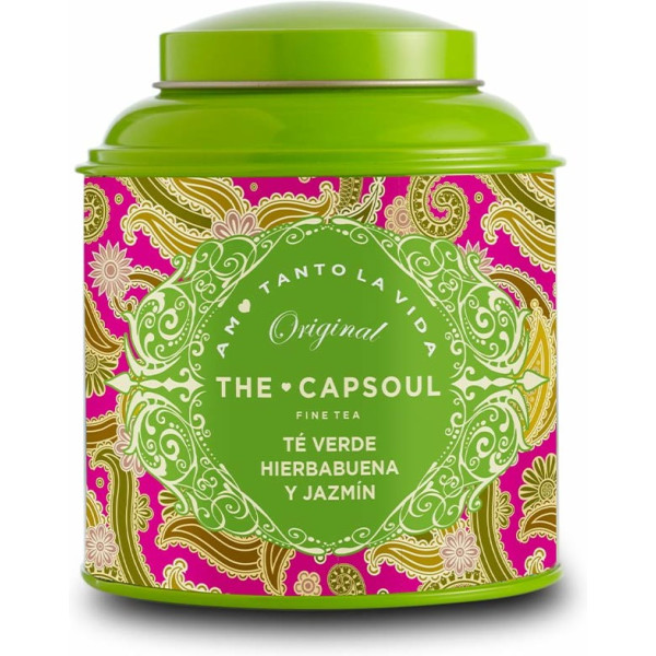 The Capsoul Bulk Green Tea Peppermint & Jasmine 100 Gr Unisex