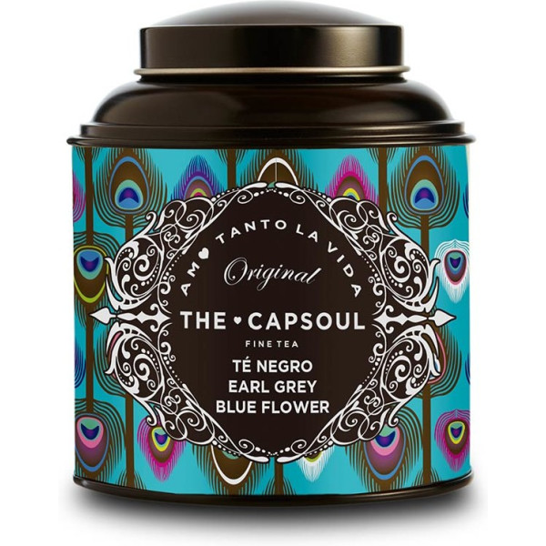 The Capsoul Bulk Black Tea Earl Grey Blue Flower 100 Gr Unisex
