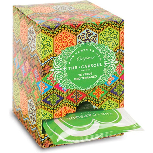 The Capsoul Pirámides Ensobradas Té Verde Mediterraneo 15 U Unisex