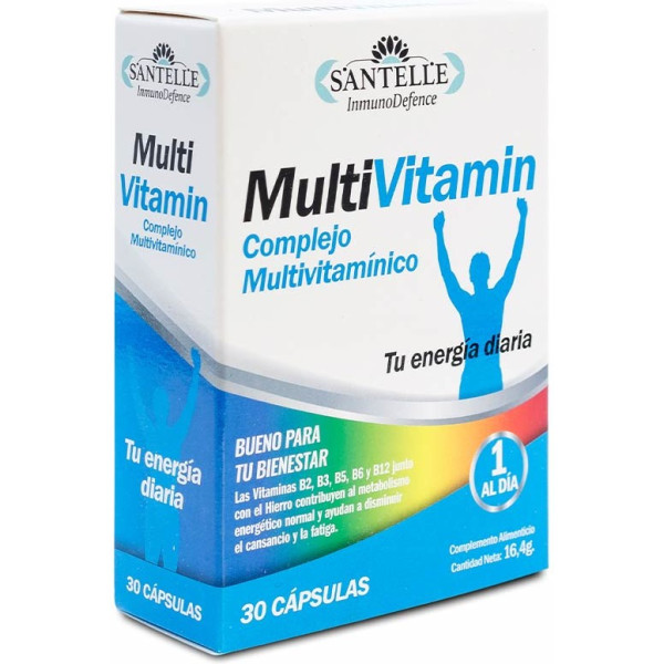 Santelle Immunodefence Complesso Multivitaminico Multivitaminico 30 Capsule Unisex