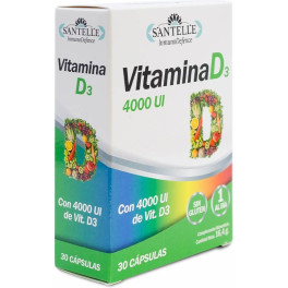 Santelle Immunodefence Vitamine D3 30 Gélules 545 mg Mixte