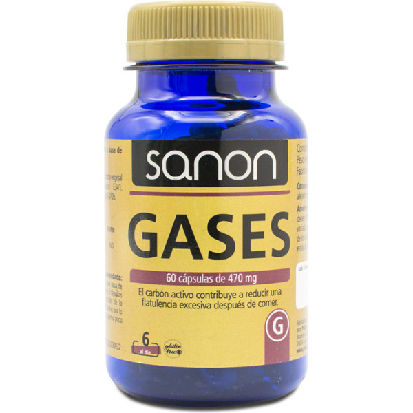 Sanon Gaz 60 Gélules 470 Mg Unisexe