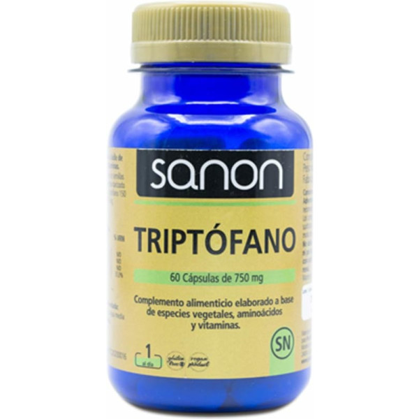Sanon Tryptophane 60 Gélules 750 Mg Unisexe