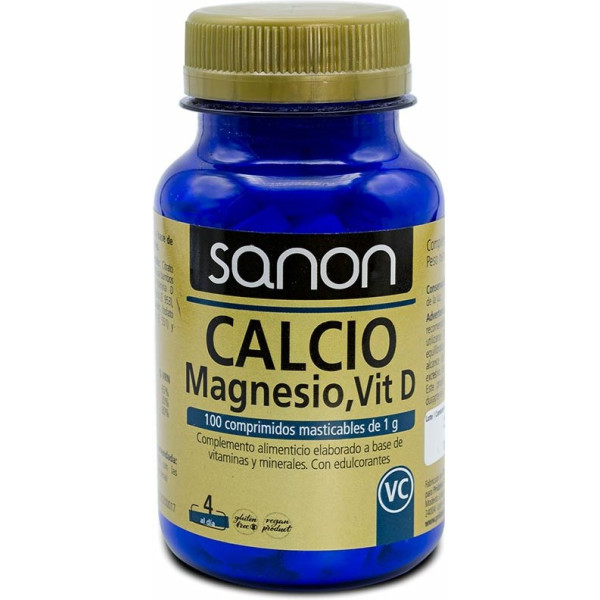 Sanon Calciomagnesio Vit D 100 Tabletten von 1 Gr Unisex