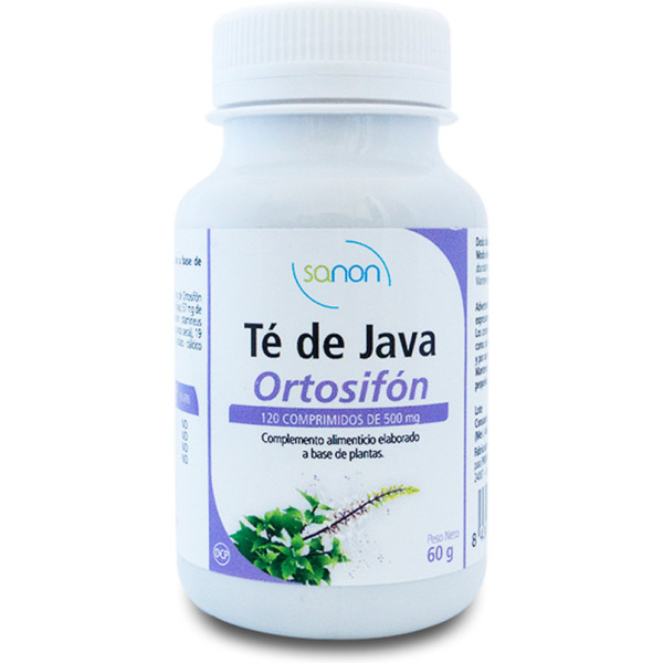 Sanon Java Tea Ortosiphon 120 Tablets 500 Mg Unisex