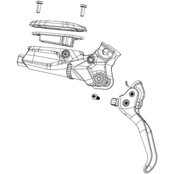 Sram Replacement Disc Brake Lever Kit For G2 Ultimate (a2) Carbon Black