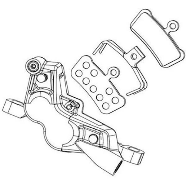 Sram Pinza Freno G2 Ultimate (a2) Gris Polar