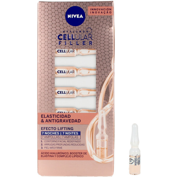 Nivea Cellular Filler Elasticity & Antigravity Ampullen X 7 Einheiten Unisex