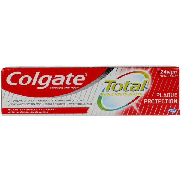 Colgate Total Bacterial Plate Dentifrice 75 Ml Unisexe