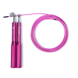 Quamtrax Corda de Pular Aço Rosa