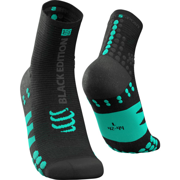 Compressport Calcetines Pro Racing Socks V3.0 Run High - Black Edition 2021 Negro