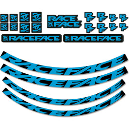 Race Face Kit Adhesivos Ruedas Large Blue