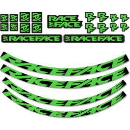 Race Face Kit Adhesivos Ruedas Large Green
