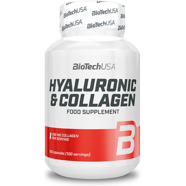 Biotech Usa Hyaluronic & Collagen 100caps