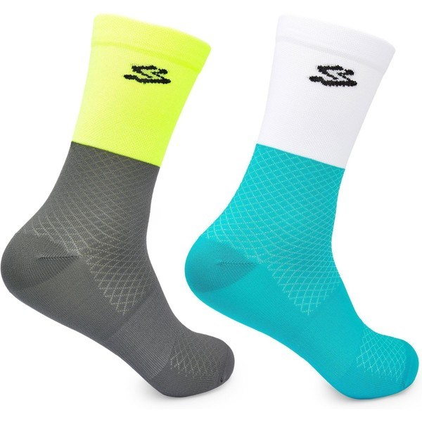 Spiuk Sportline Sock Pack 2 Pcs. Xp Long Unisex Multicolor