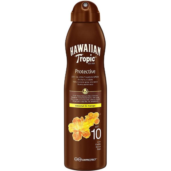 Spray havaiano de óleo de manga e coco spf10 180 ml unissex