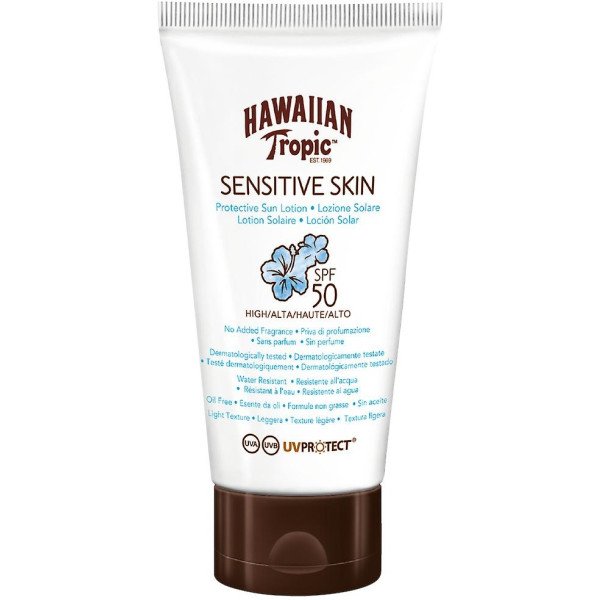 Hawaiian Sensitive Skin Body sun Lotion Spf50 90 Ml Unisex
