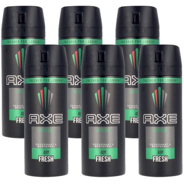 Axe Africa Desodorante Pack 6un Vaporizador