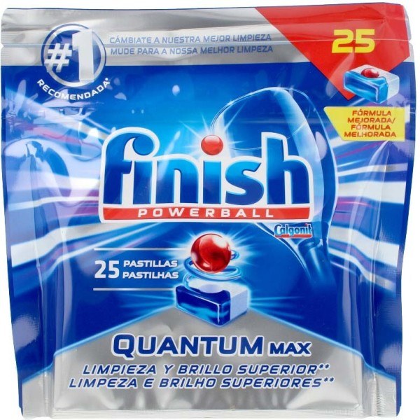 Máquina de lavar louça Finish Powerball Quantum 25 pastilhas