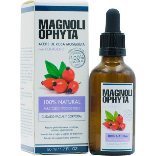 Magnoliophyta Hagebuttenöl mit Kollagen-Tropfer 50 ml