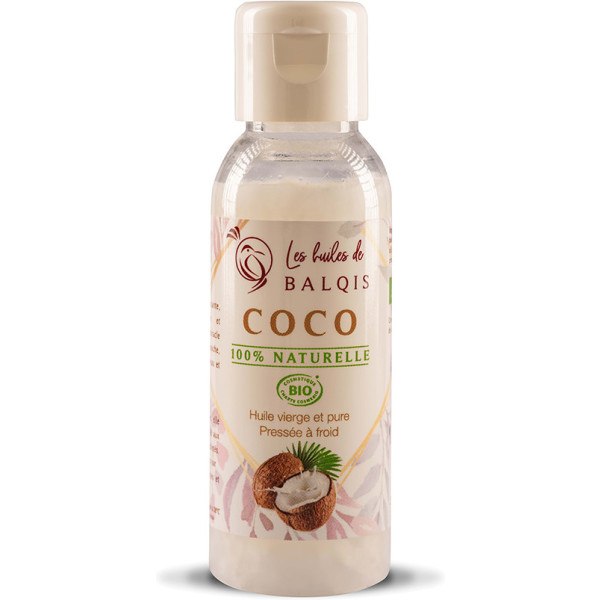 Les Huiles De Balquis Huile Vierge De Coco 100% Bio 50 Ml Unisexe