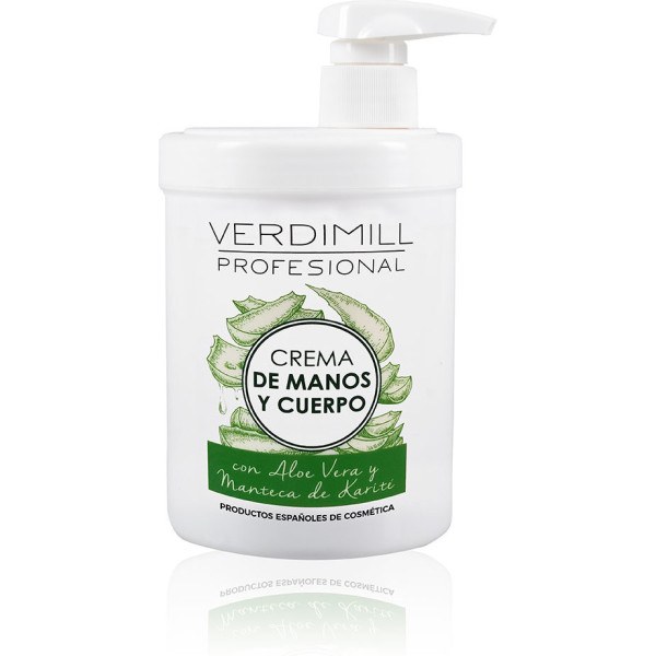 Verdimill Professional Hand and Body Cream Aloe 1000 ml unissex