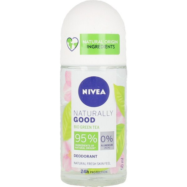 Nivea Naturally Good Groene Thee Deodorant Roll-on 50 Ml Unisex
