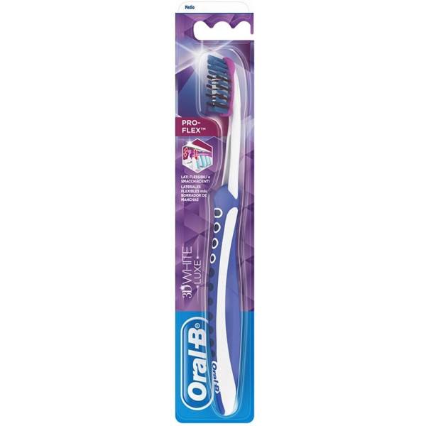 Oral-b 3D White Pro-Flex Luxe Medium Zahnbürste 1 Stück Unisex