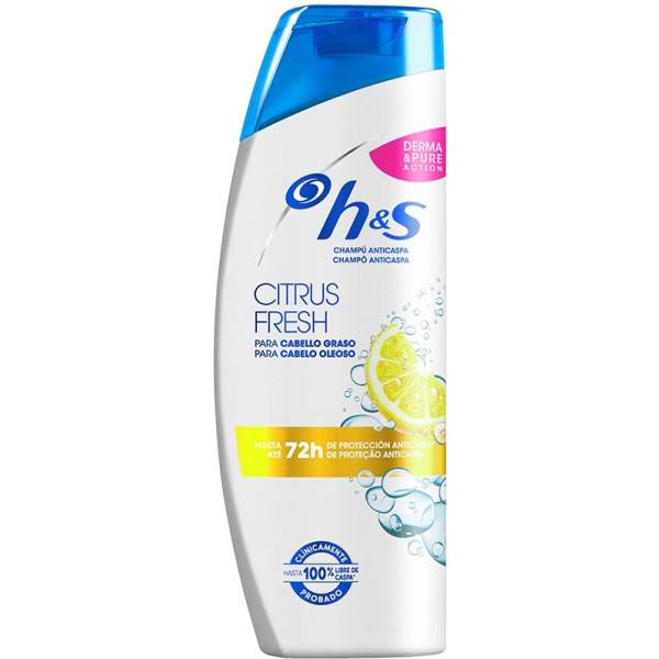 Head & Shoulders H&s Citrus Fresh Shampoo para Cabelos Oleosos 340 ml Unissex