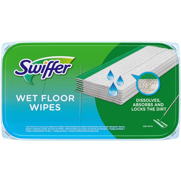 Swiffer Dust-catcher Mop Refill Wet X 12 Unità Unisex