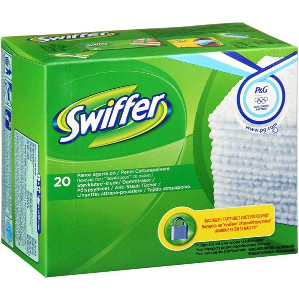 Swiffer Dust Catcher Mop Dry Ricarica X 20 Unità Unisex