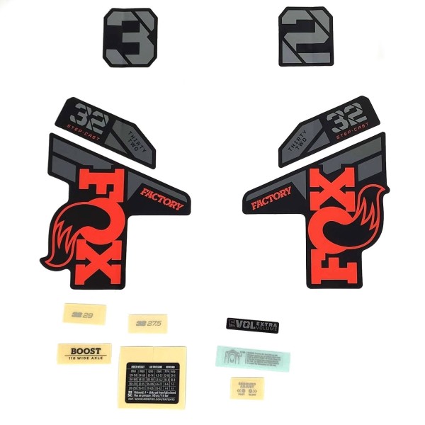 Fox Adhesivo 32 Sc F-S Naranja/Brillo Negra Fork