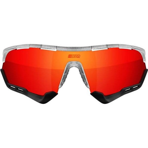Scicon Aerotech Xl Scnpp Lunettes de protection à lentille multiréfléchissante Rouge/Matte Ice Frame