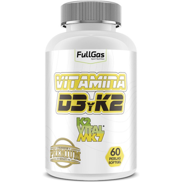 Fullgas Vitamina D3 + K2-vital - 60 Softgel