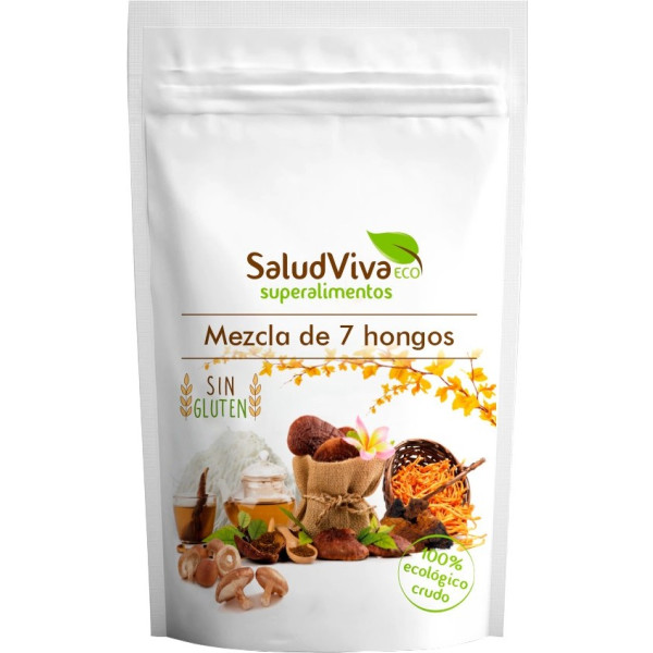 Salud Viva Mistura de 7 Cogumelos 100 Gr