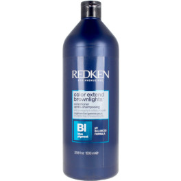 Redken Color extiende las luces marrones acondicionador de tonificación azul 1000 ml unisex