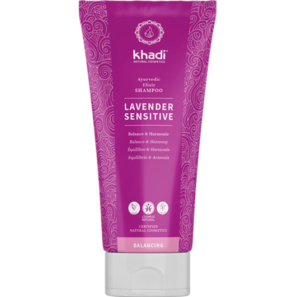 Khadi Gevoelige Shampoo Lavendel 200 Ml