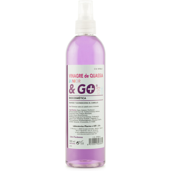 Pharma&go Quassia Vinegar & Go 300 Ml (Répulsif contre les poux)