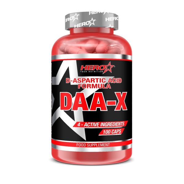 Hero Tech Nutrition Daa-x (formule d-asparaginezuur) 100 capsules