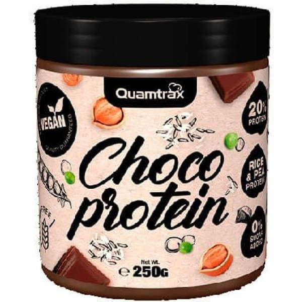 Quamtrax Choco Protein Végétalien 250 Gr