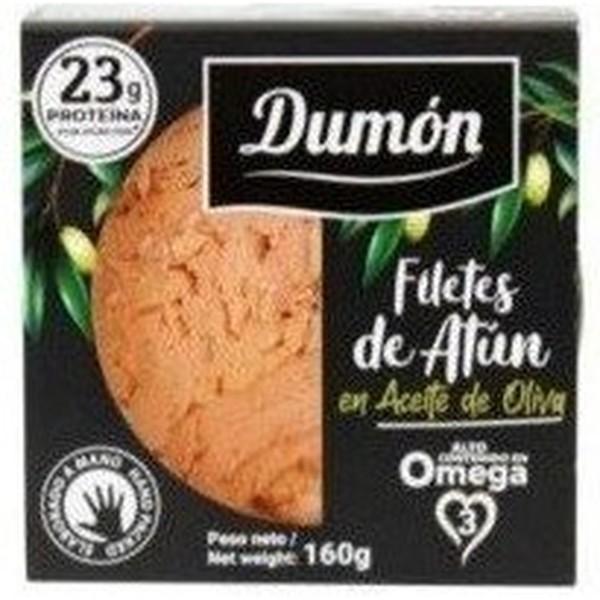 Dumon Filetes De Atún En Aceite De Oliva Formato Transparente 160 Gr