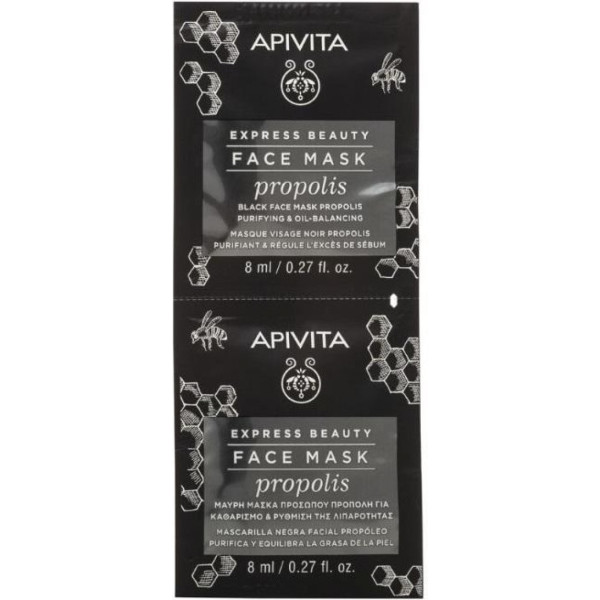 Apivita Express Beauty Gesichtsmaske Propolis 2 x 8 ml