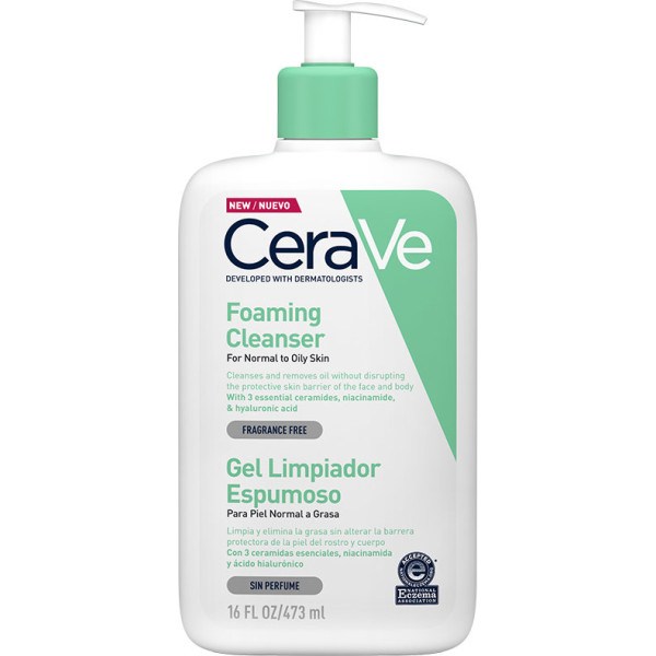Cerave Foam Cleanser for Normal to Oily Skin 473 ml for Women