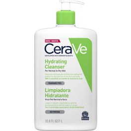 Cerave Hydraterende Reiniger voor Normale tot Droge Huid 1000 Ml Vrouw